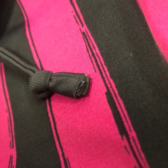 Converse Pink & Gray Triangle Tie Strap Bikini Top - Picture 9 of 9